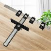 Woodworking Tool Handle Punch Locator Cabinet Door Hole Opener Set - 6