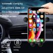 2PCS JQ006 Snap Rotating Car Air Outlet Phone Holder - Dark Black - 7