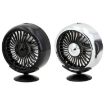 F102 Silver Vehicle Dashboard USB Fan with Colorful Lights - 2