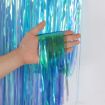 Blue Candy Rain Curtain Festive Party Decoration Photo Backdrop 1x3M - 5
