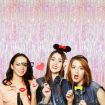 Blue Candy Rain Curtain Festive Party Decoration Photo Backdrop 1x3M - 6