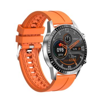 I9 1.5" Heart Rate/Blood Pressure/Blood Oxygen Watch - Orange - 1