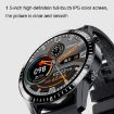 I9 1.5" Heart Rate/Blood Pressure/Blood Oxygen Watch - Orange - 4