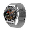 I9 1.5" Heart Rate/Blood Pressure/Blood Oxygen Watch - Silver Steel - 1