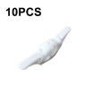 10 PCS White Data Cable Organizer - 5 Holes Wire Storage Winder - 1