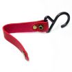 Camping Tent PU Leather Storage Hook - Brown, Multifunctional Outdoor - 4