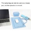 S176 13" Goose Yellow Waterproof Laptop Bag with Power Pack - 7
