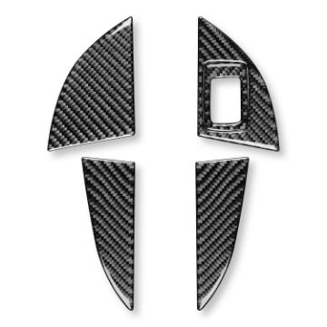 BMW X1 F48/X2 F39 RHD Door Storage Box Panel Stickers 5pcs Set Black - 1
