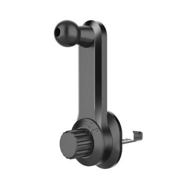 Car Extension Hook Mobile Phone Holder for Round Air Outlet (17mm Ball) - 1