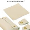S177 3 In 1 Leather Waterproof Laptop Liner Bag, 15" Light Yellow - 6