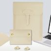 S177 3 In 1 Leather Waterproof Laptop Liner Bag, 15" (Honeydet Oranges) - 7