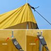 Yellow Rear Mosquito Repellent Sun Protection Tent RV Canopy Awning - 3