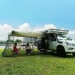 Yellow Rear Mosquito Repellent Sun Protection Tent RV Canopy Awning - 6