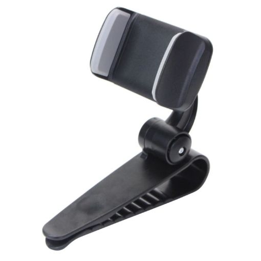 Grey Car Sun Visor Bracket Mobile Phone Holder - 1