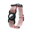 PUGGA GG1002 Pink Polyester Dog GPS Collar for AirTag, Size M - 1