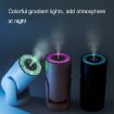 L09 USB Rotating Colorful Night Light Humidifier - Black - 4