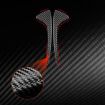 Chevrolet Corvette C8 Front Groove Side Decoration Sticker Set (Black) - 5