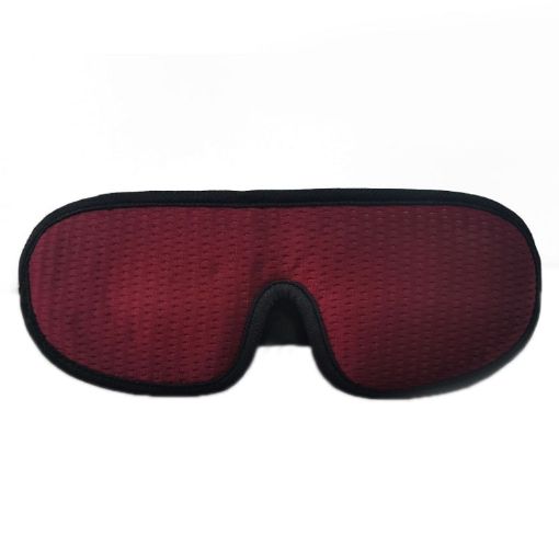 3D Breathable Shading Sleep Eye Mask - Purple Red Eye Protection - 1