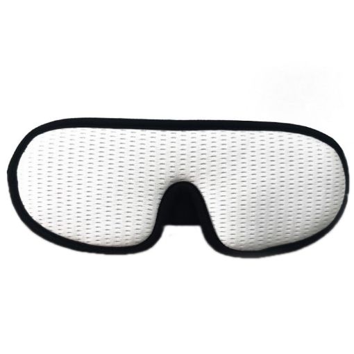 3D Breathable Shading Sleep Eye Mask - White Eye Protection - 1