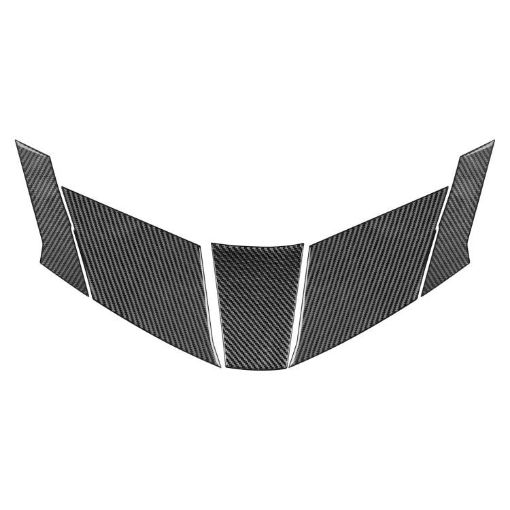 Chevrolet Corvette C8 Engine Under-Mount Stickers Set - 5pcs (Black) - 1