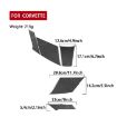 Chevrolet Corvette C8 Engine Under-Mount Stickers Set - 5pcs (Black) - 3