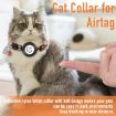 Orange Pet Anti-Lost Address Pendant Collar with Bell for Airtag - 5