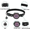 Pink Pet Reflective Collar with Bell for AirTag - 4