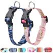 Geometric Print Ethnic Pet Collar for AirTag, Size M, Red - 2
