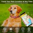 Ethnic Geometric Print Pet Collar for AirTag, Size L - Red - 6