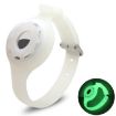 Pet Luminous Collar Locator Cover for Airtag, Size S, Green - 1