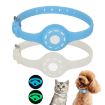 Luminous Green Pet Collar Cover for Airtag Locator, Size M - 2