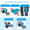 Nintendo Switch Joy-Con Handlebar Leg Straps 2PCS JYS-NS242 Red Blue - 6
