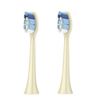 Electric Toothbrush Head 2 PCS for Ulike UB602 UB603 UB601 White Green - 1