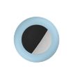 Silicone Pet Locator Tracker Cover for AirTag, Size S - Denim Blue - 1