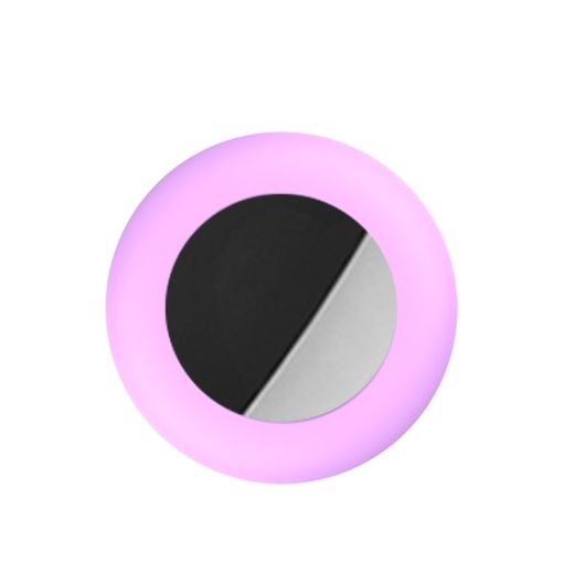 Pet Locator Tracker Silicone Cover for AirTag, Size S - Light Purple - 1