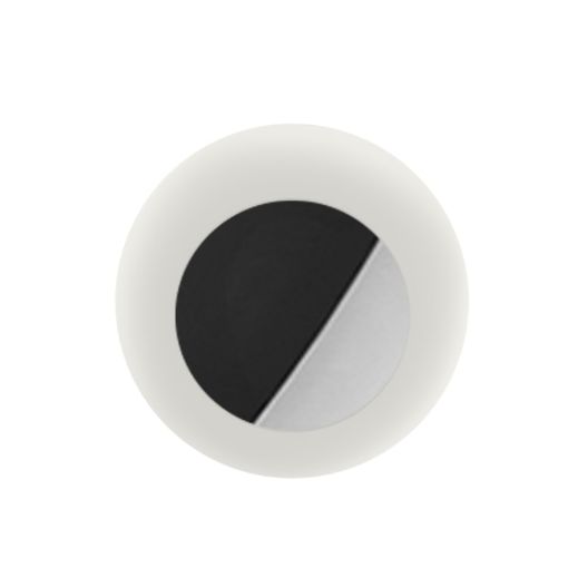 Silicone Pet Locator Tracker Cover for AirTag, Size S - Lime White - 1