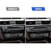 BMW X1 F48/X2 F39 Radio Panel Sticker - Black - 6