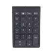 BT304 22-Key Mini Wireless Bluetooth Keyboard for Laptops - Black - 1