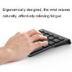BT302 28-Key Mini Wireless Bluetooth Keyboard for Laptops - Gray - 5