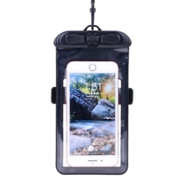 Large Black Tteoobl Diving Phone Waterproof Bag - Neck or Arm Use - 1
