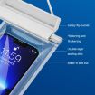 Black Waterproof TPU Mobile Phone Bag - Dustproof & Transparent for Swimming - 3