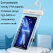 Black Waterproof TPU Mobile Phone Bag - Dustproof & Transparent for Swimming - 4