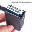 Y-10 Large Capacity Anti-Pressure Cigarette Box - Green - 5