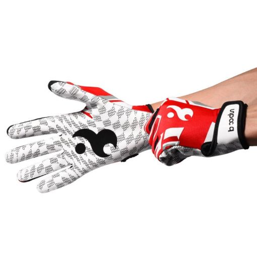 BOODUN C281071G Red L Baseball Rugby Fitness Anti-Slip Hiking Gloves - 1