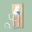 Cartoon Stainless Steel Basin Rack - Wall Mount Bear Design JM004 - 1
