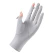 UV Resistant Ice Silk Cycling Driving Gloves - Non-Slip, Breathable, Gray - 3