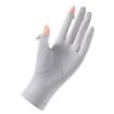 UV Resistant Ice Silk Cycling Driving Gloves - Non-Slip, Breathable, Blue - 3