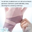 UV Resistant Ice Silk Cycling Driving Gloves - Non-Slip, Breathable, Blue - 6