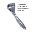 Silver Face Slimming Instrument Roller - Metal Barbed Facial Massager - 5