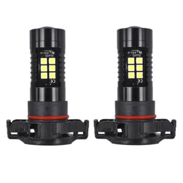 1 Pair High-Power LED White Light Fog Lamp PSX24W Automotive - 1